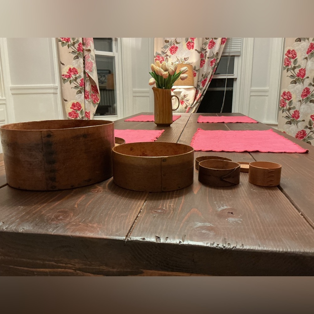 Antique Early 1900’s Wooden Pantry Boxes - Picture 2 of 16